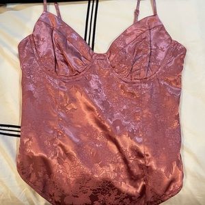 Beautiful superdown pink body suit. Size small. Worn once!